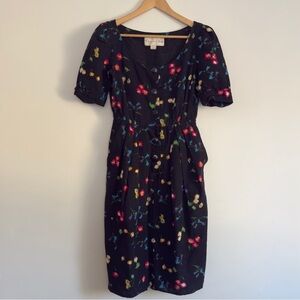 Oscar De La Renta Vintage Floral Dress Size: 6